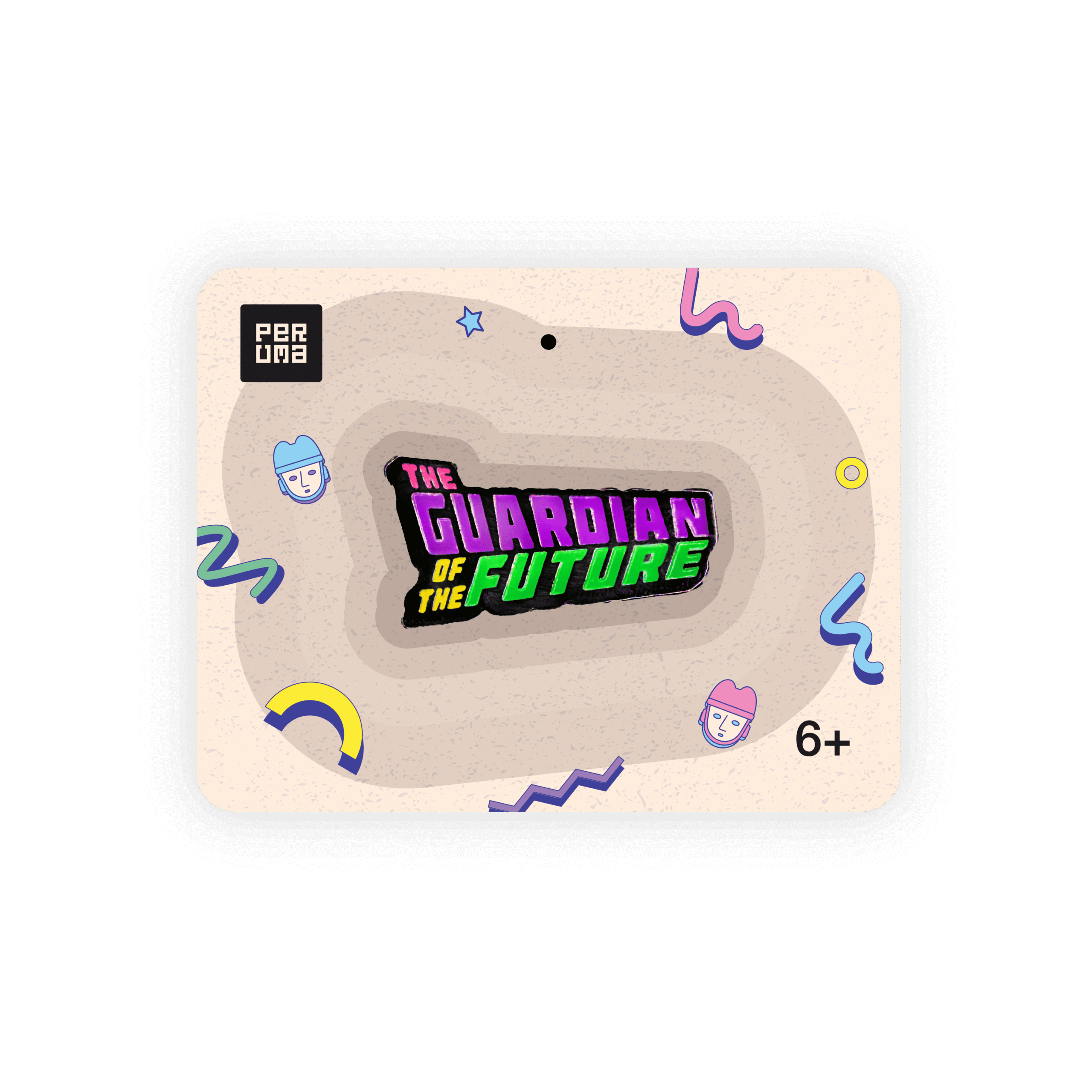 The Guardian of the Future - Logo Pin